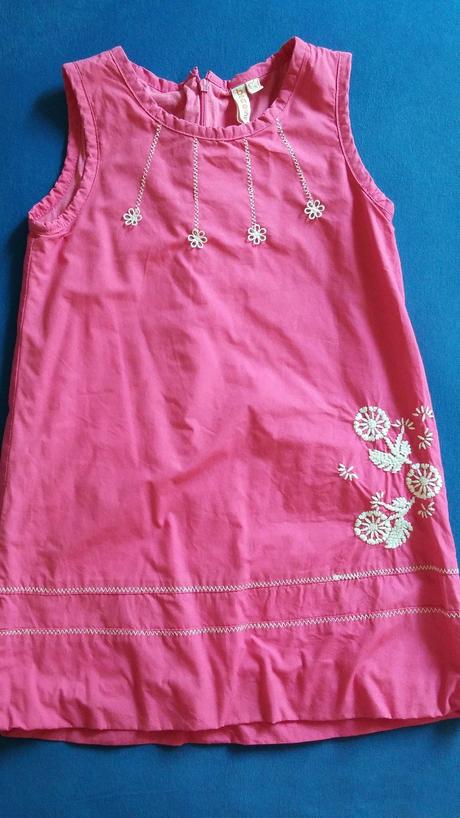 Šaty podsite bavlnou, 116