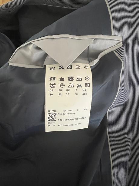 Oblek hugo boss fit slim vel. 50, hugo boss,<50