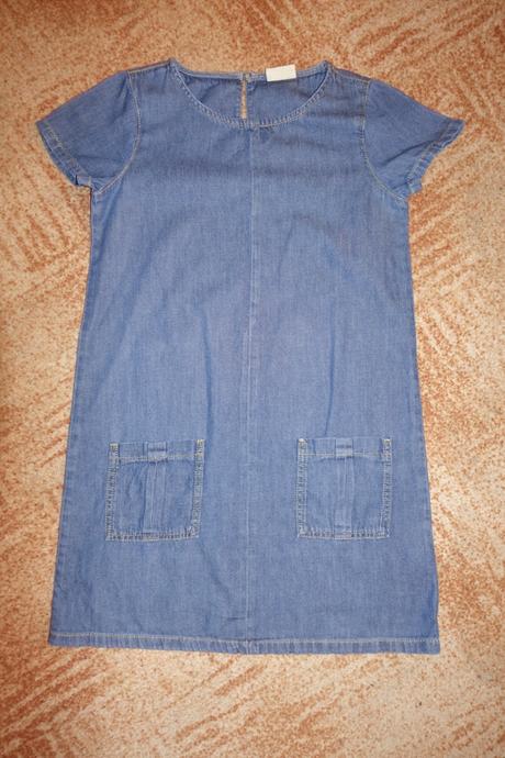 Riflové šaty next vel. 146, next,146
