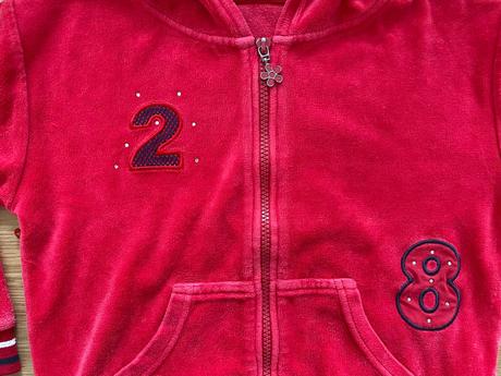 Dívčí semišová mikina s kapucí na zip - stbernard, st. bernard,116