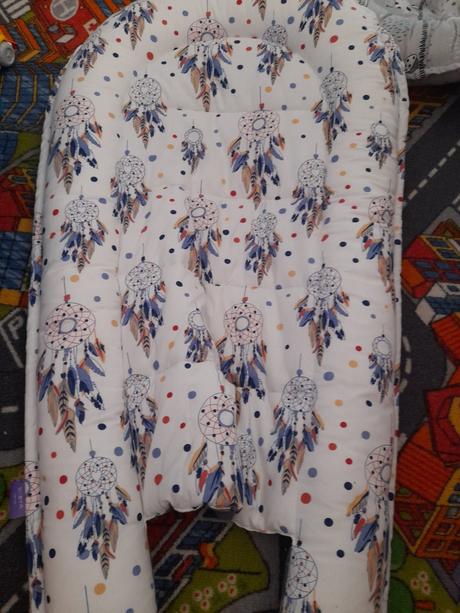 Hnízdečko pro miminko jukki oboustranné plašič, šířka (cm): 50,délka (cm): 90