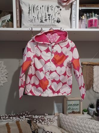 Srdíčková bunda na jaro/léto 110/116, children's place,116