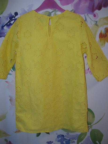 Krásné plátěné šaty s vyšívanou bordurou next, next,116