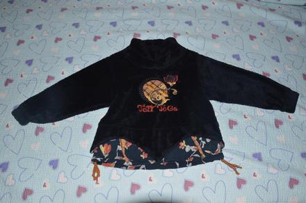 Chlupatková mikina se stojáčkem 116/122, 116