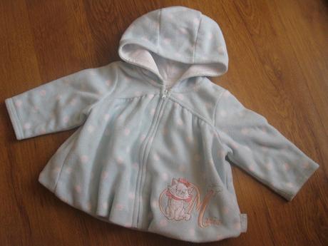 Fleesový kabátek s kočičkou marií, disney,68