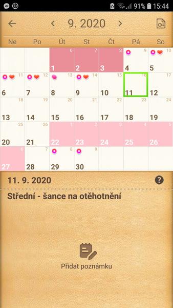 Kalendář a OVU test. Bude z toho třeba konečně něco?