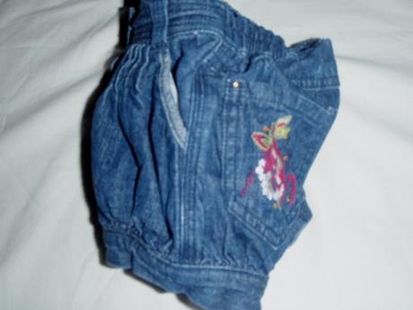 Super nabírané kraťasy do manžety - vyšívané, mamas & papas,74