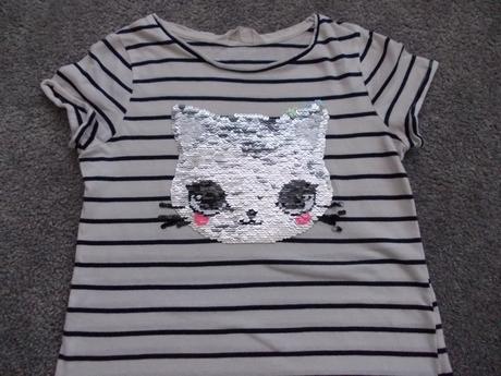 Tričko s krátkým rukávem + sukně, vel.134/140, h&m,134