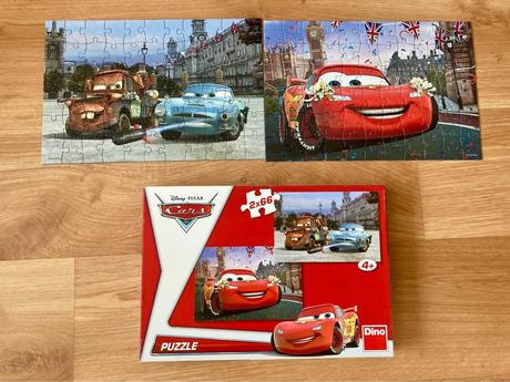 Dino puzzle auta, 