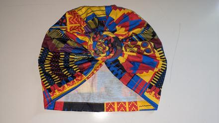 Ch19 bavlněná čepice, turban one size, 