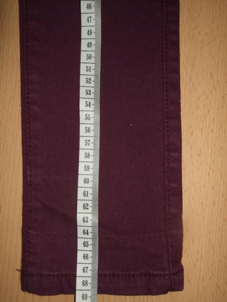 Džínsy vínovej farby m&s - nenosené, marks & spencer,116