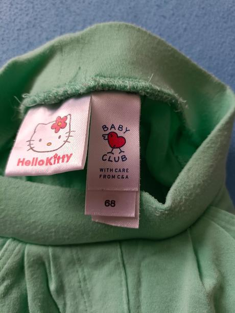 Tričko a kraťasy hello kitty, c&a,68