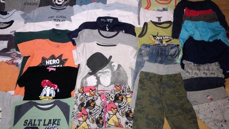 Chlapecký mix věcí vel.116-128 jaro/léto/podzim, 122–134