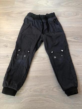 Bavlněné podšité kalhoty h&m, h&m,104