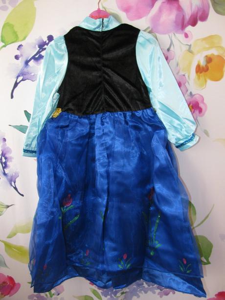 Karneval-6 dílný kostým ledové království anna, 