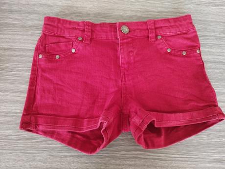 Dívčí džínové, riflové kraťasy, c&a,146