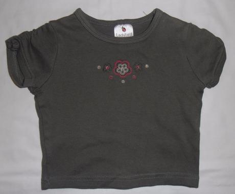 W298. khaki tričko 3-4 roky, ladybird,104