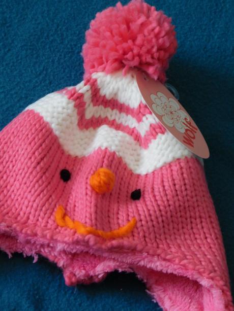 Pletená čepička s flísem, wolf,98