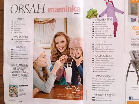 Časopis maminka 1,3-6/2017, 1/2018 (6 ks),