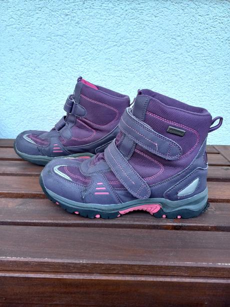 Fialové zimní boty, 37