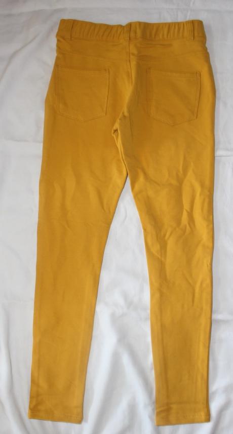 Ub144. hořčicové džegíny 12-13 let, f&f,158