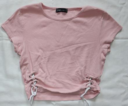 P011 senza krátké tričko se šněrováním, s