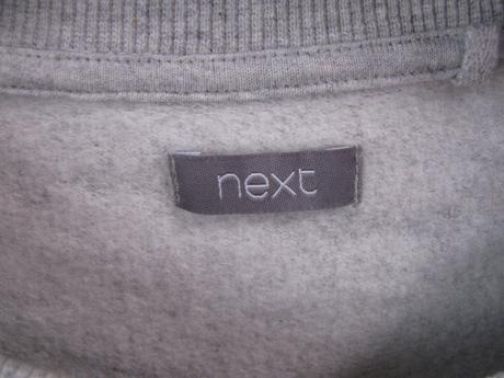 Šedá bavlněná maskáčová mikina, next,146