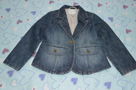 Džínové sako sáčko next, next,116