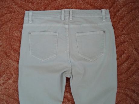 Zelené kalhoty rifle džíny, c&a,38