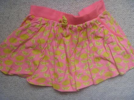 Žlutorůžová sukně zn. young dimension, vel. 122, young dimension,122