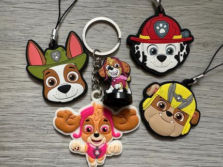 Přívěsky tlapková patrola / paw patrol, 5 ks, disney