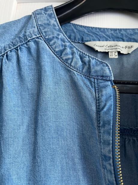 Odlehčené riflové šaty tunika, f&f,38