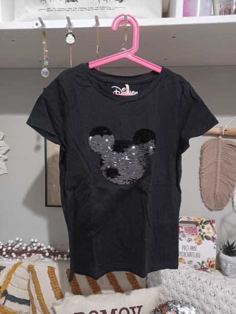 Tričko mickey 158/164 s měnícími flitry, only,158