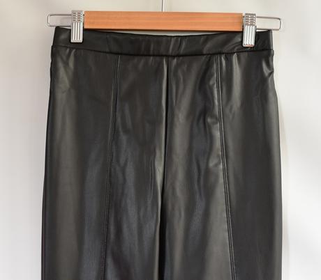 Koženkové legíny vel. 12 let, matalan,152