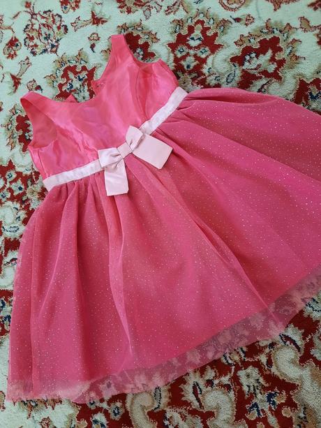 Tylové třpytivé šaty, h&m,98