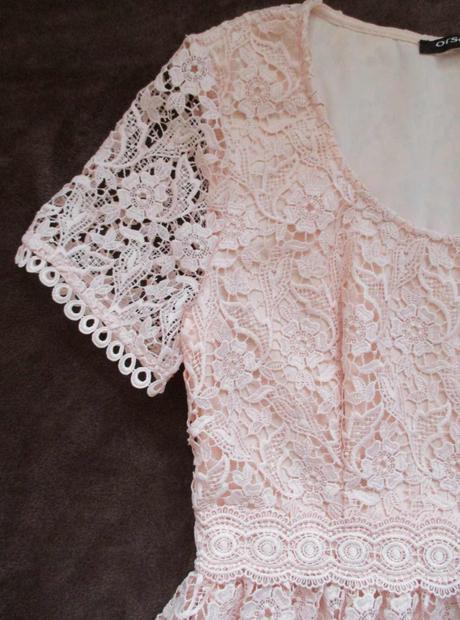 Dámské šaty krajkové meruňkové orsay m, orsay,m