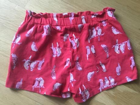 Bavlněné kratasky šortky, h&m,110