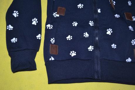 Oteplená mikina s ťapkami v.128-158, 128 / 146 / 158