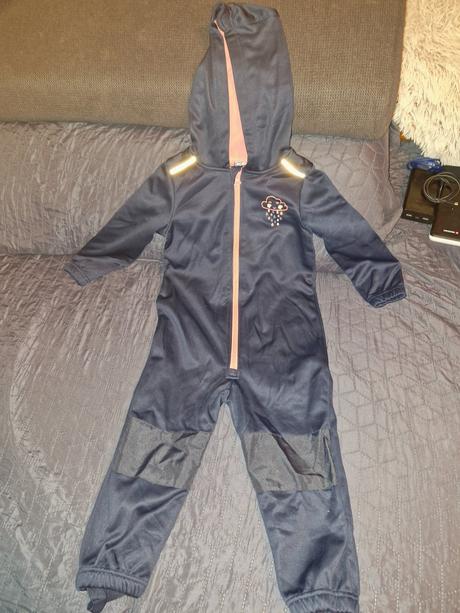 Modrý zatepl. softshel overal zn.lupilu vel.98/104, lupilu,98