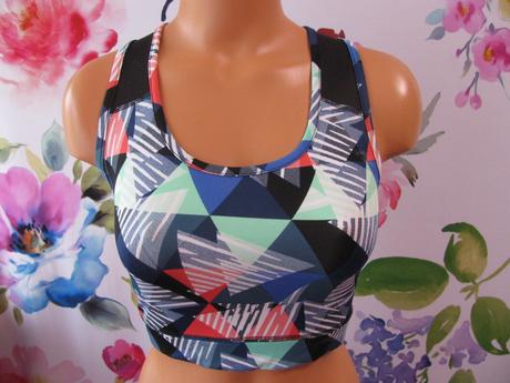 Sportovní barevná elastická podprsenka, xs