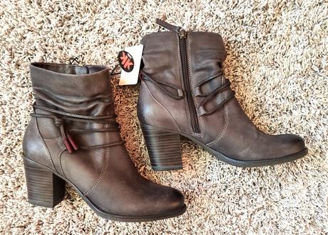 Tamaris kotníčkové kožené boty nové  vel. 37, tamaris,37