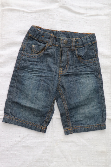 Klučičí džínové kraťasy, palomino,104