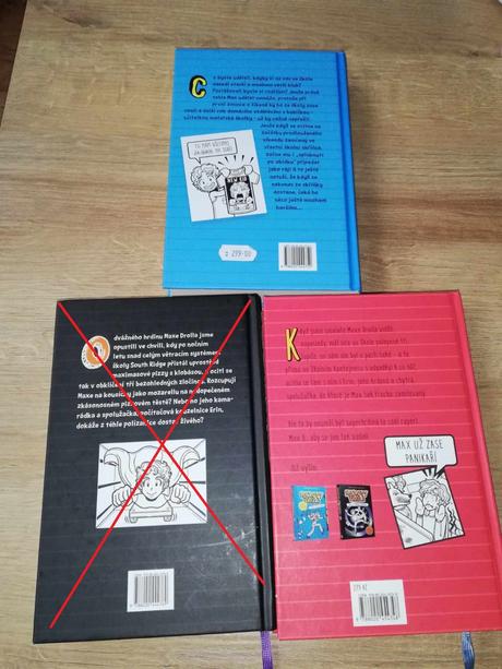 Knihy - maxovy trable 1 a 3 díl,