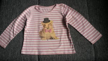 Bavlněné pruhované tričko se lvem vel. 98, 98