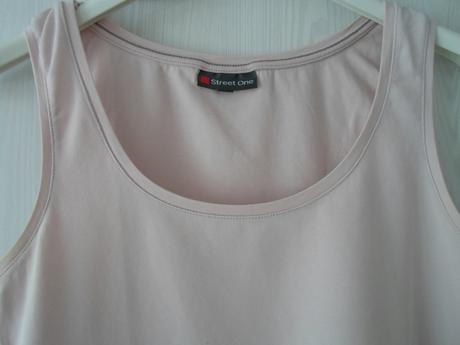 Růžové tričko tílko top, street one,m