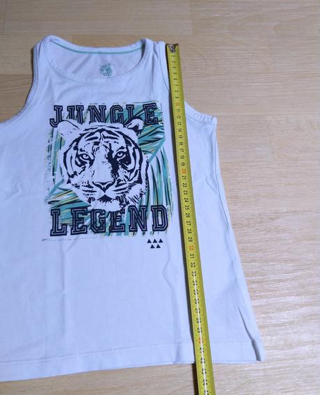 Tílko bílé s tygrem, lupilu,98