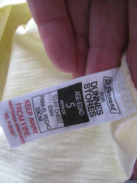 Bavlněné sv.žluté tričko california, st. bernard,110