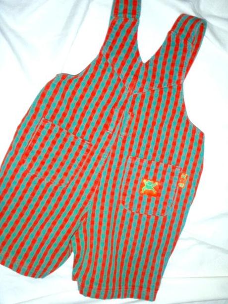 Nepřehlédnutelné oranžovotyrkysové laclíky, baby,74