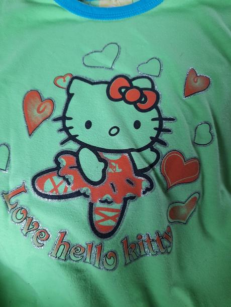 Tričko, vrch od pyžama hello kitty, hello kitty,116
