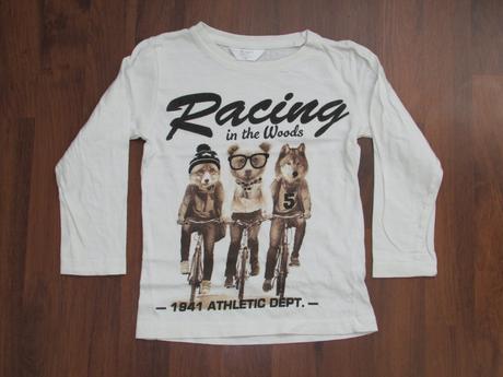 Tričko racing bílé, pepco,98